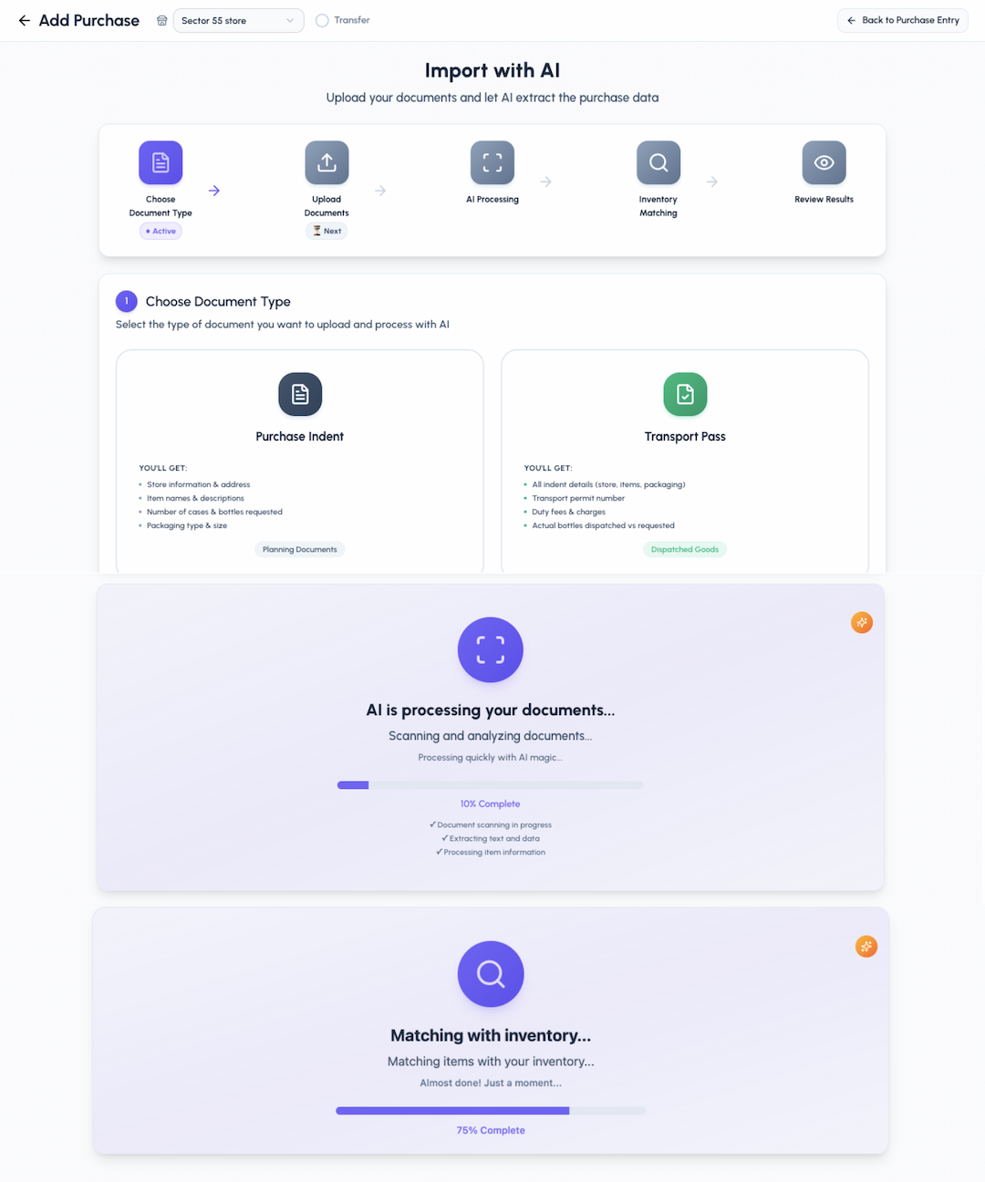 AI Invoice Upload & Smart Analytics