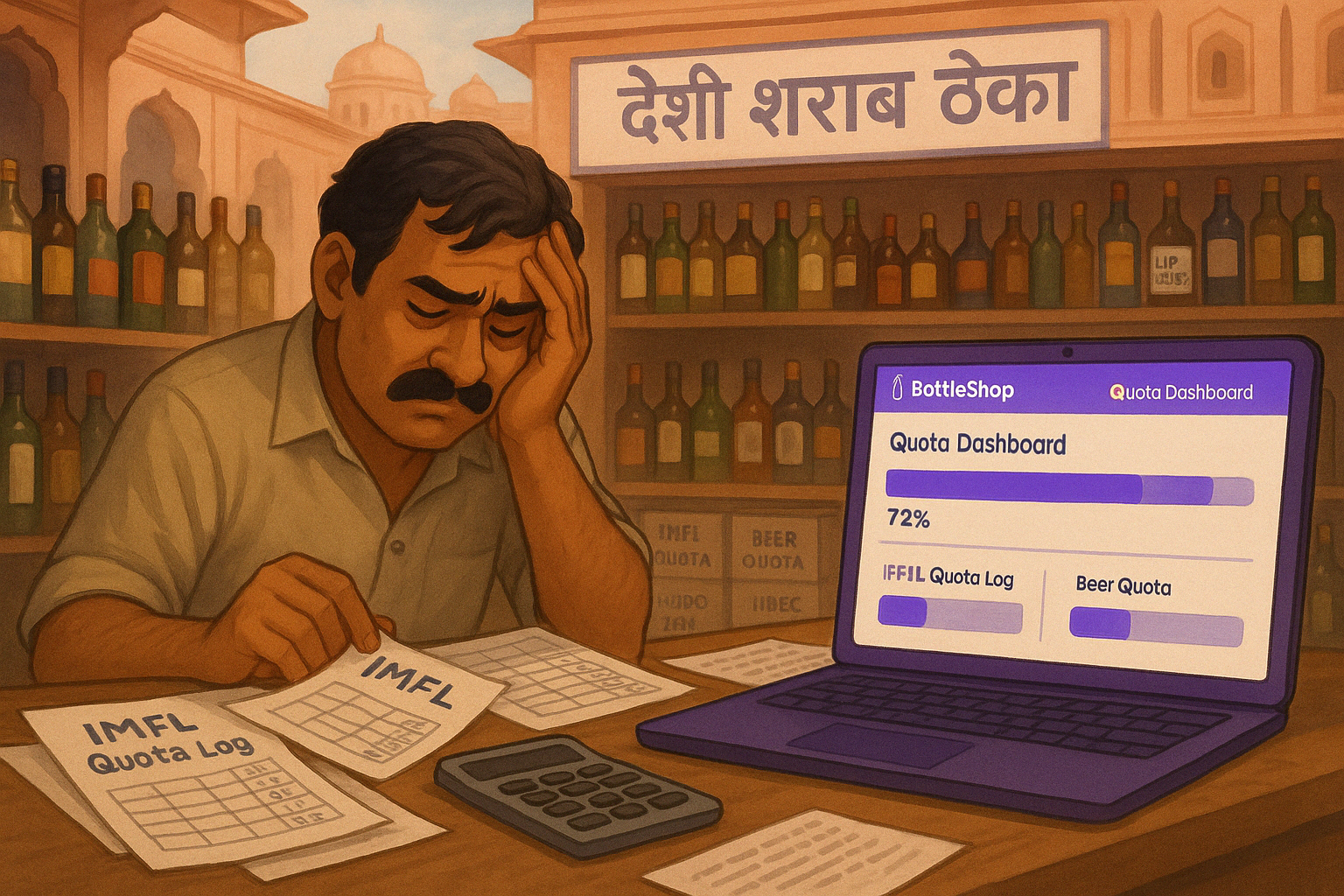 How Jaipur’s Wine Shops Can Master Rajasthan’s Quota System Using BottleShop