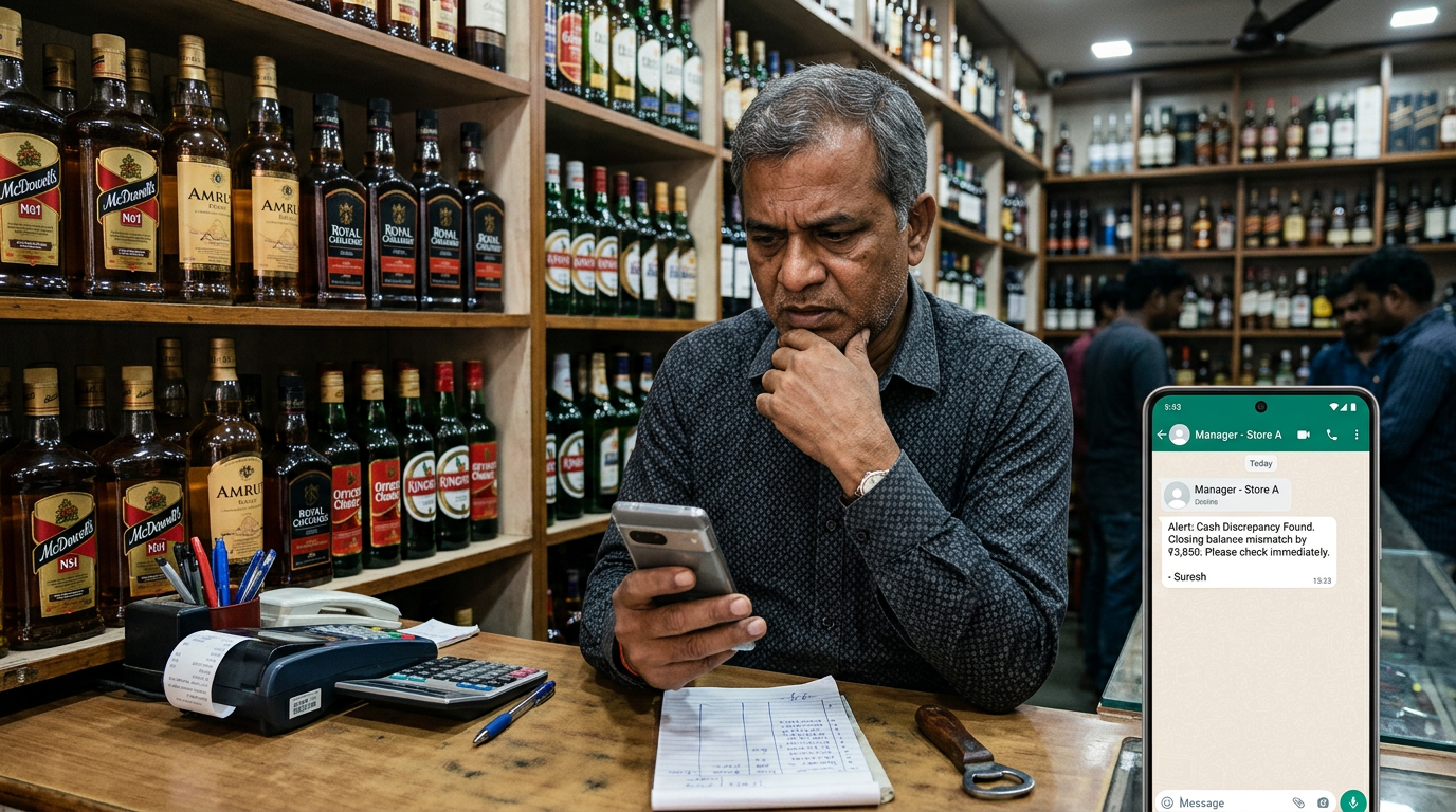 Cash Leakage in Indian Liquor Stores: Where the Money Goes and How to Stop It
